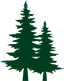 Dark Green Trees Icon