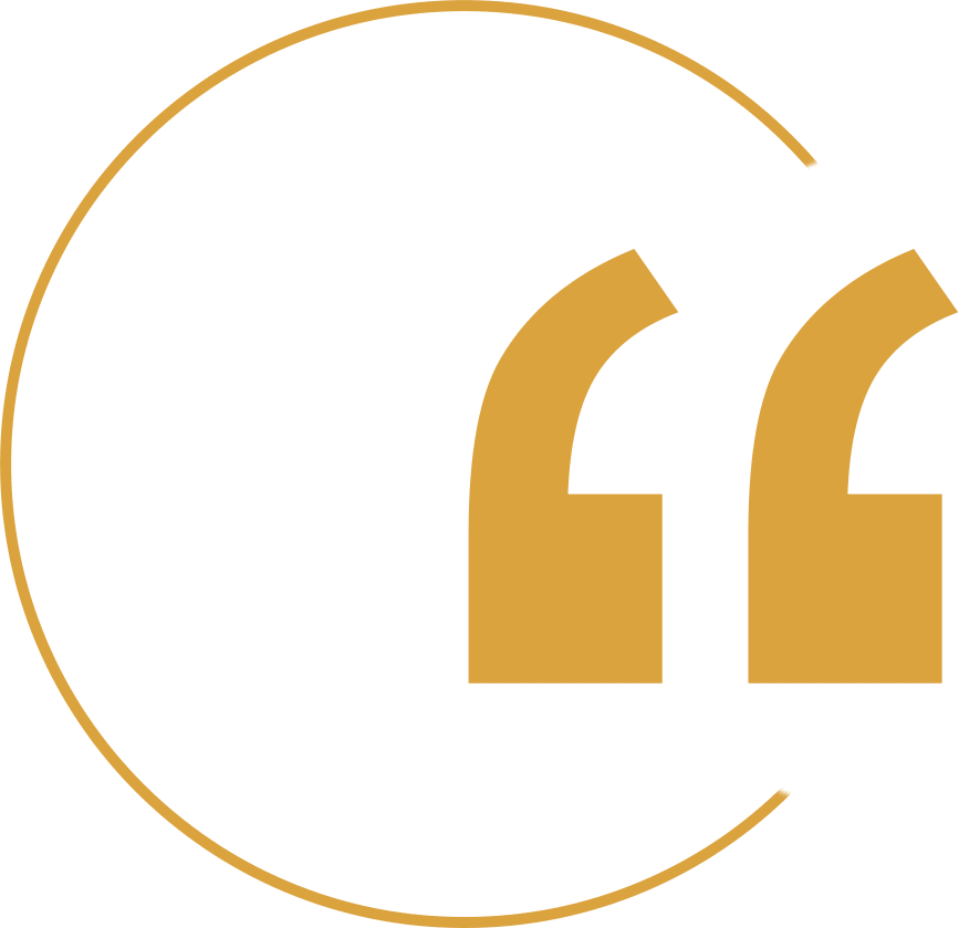 Yellow Quotation Mark Icon